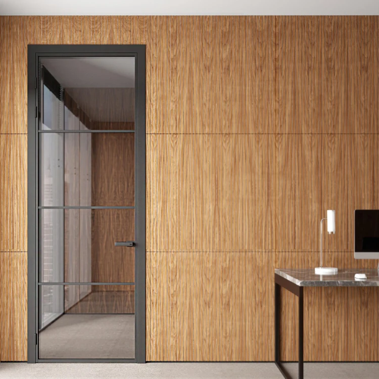 Скрытые двери Flat 40 Aludoors Алюминиевый профиль · Стекло