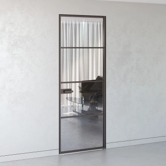 Скрытые двери Flat 40 Aludoors Алюминиевый профиль · Стекло
