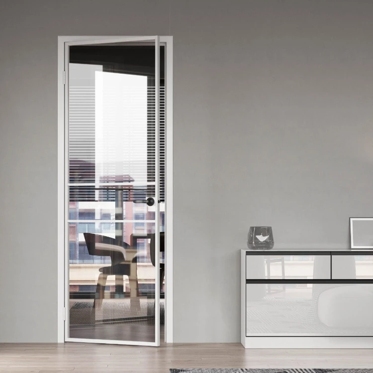 Скрытые двери Fly 40 Aludoors Алюминиевый профиль · Стекло