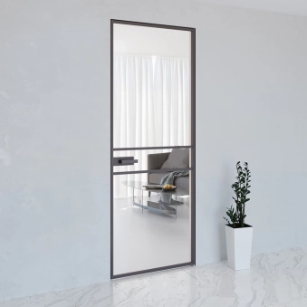 Скрытые двери Fly 40 Aludoors Алюминиевый профиль · Стекло