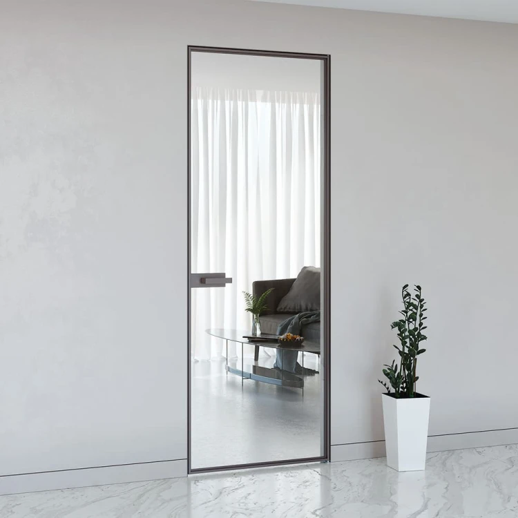Скрытые двери Light 40 Aludoors Алюминиевый профиль · Стекло
