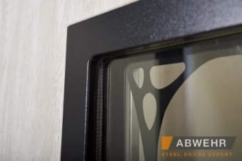 Двері вхідні на вулицю Solid Glass Gray Defender