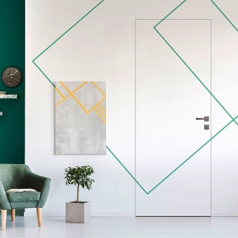 Скрытые двери Light 40 Грунтованные · Внешнее открытие