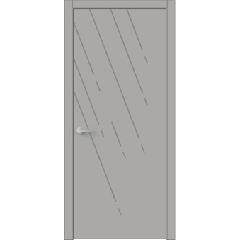 Межкомнатные двери West 52 Краска · Фрезерованный рисунок
