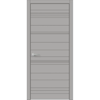 Межкомнатные двери West 75 Краска · Фрезерованный рисунок