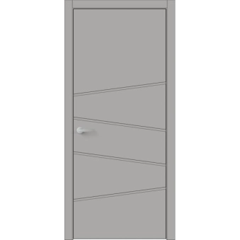 Межкомнатные двери West 75 Краска · Фрезерованный рисунок