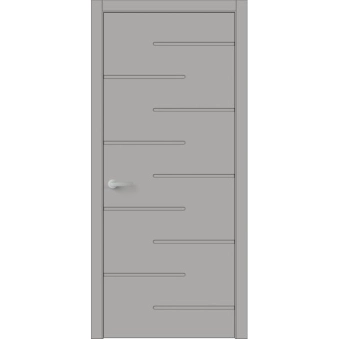Межкомнатные двери West 75 Краска · Фрезерованный рисунок
