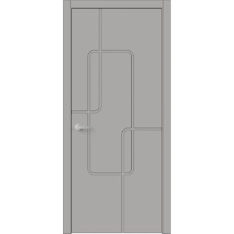 Межкомнатные двери West 74 Краска · Фрезерованный рисунок