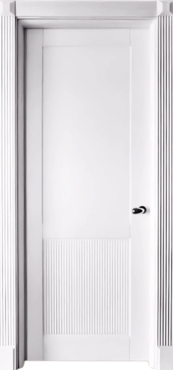 Межкомнатные двери из массива ясеня Elegia White