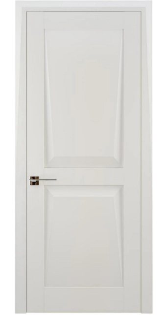 Міжкімнатні двері з масиву вільхи Novara White Neoclassic