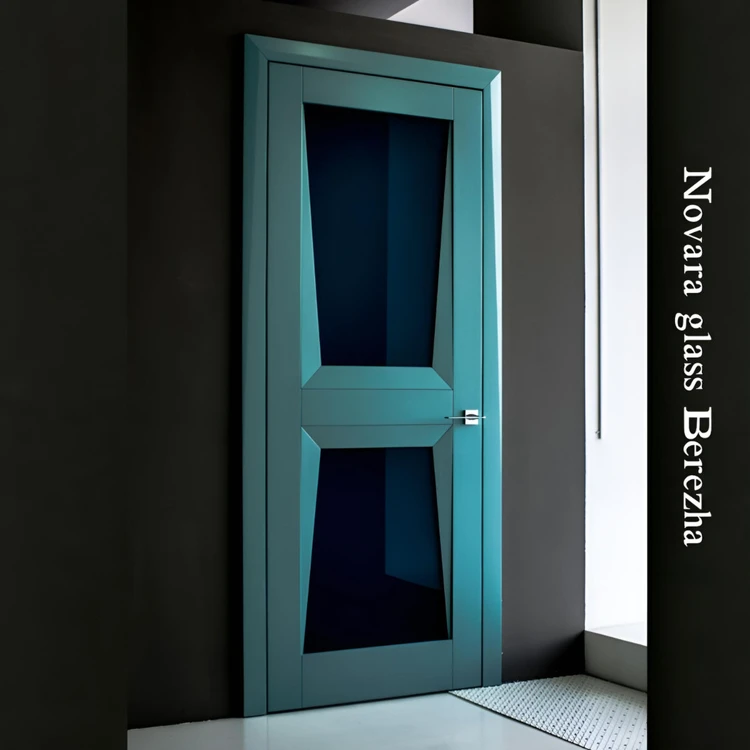 Межкомнатные двери из массива ольхи Novara glass