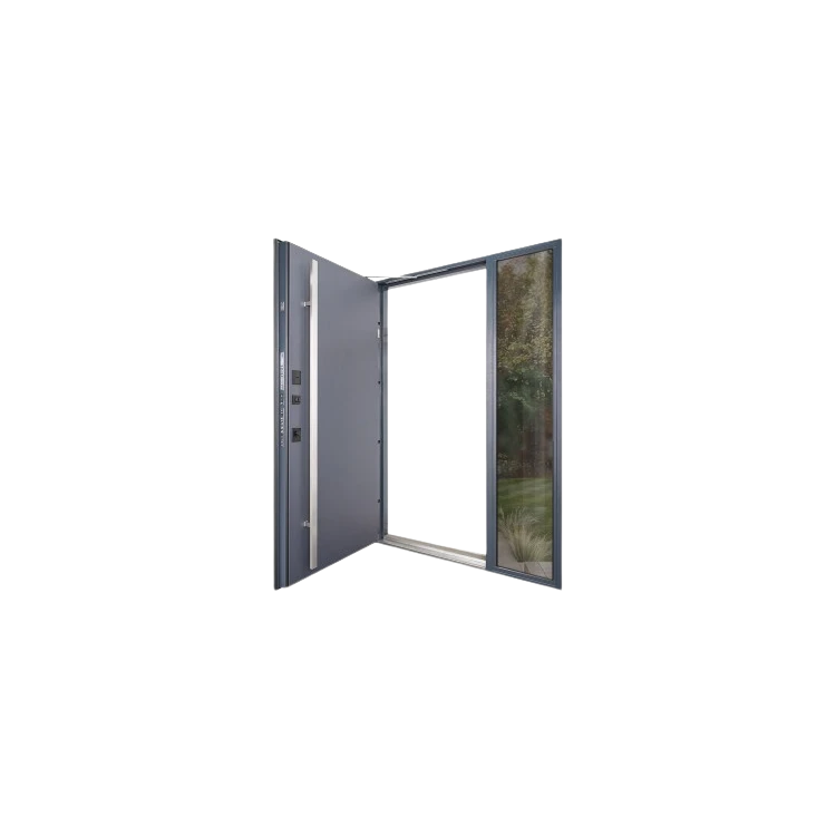 Simpli Frame Gray з фрамугою, терморозривом та дотягувачем