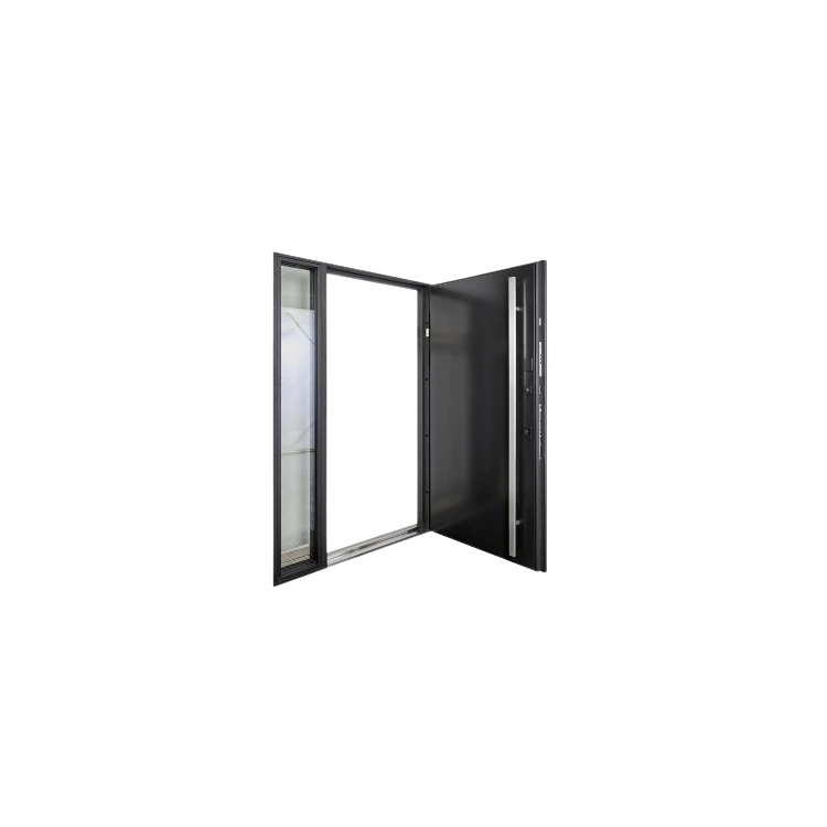 Simpli Frame Black з боковою фрамугою та терморозривом
