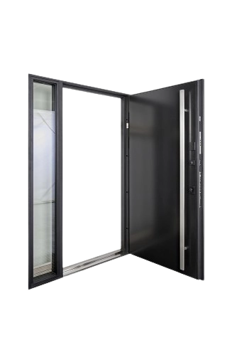 Simpli Frame Black з боковою фрамугою та терморозривом