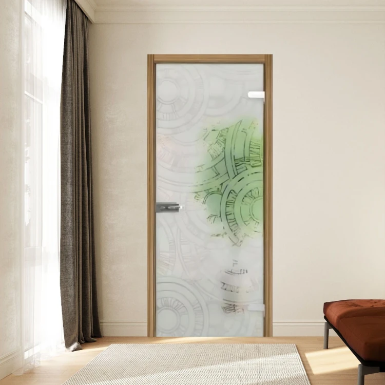 Скляні двері All-glass 01 Zingana