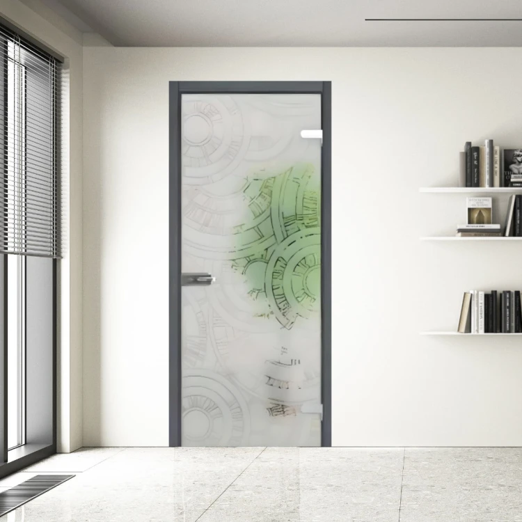 Скляні двері All-glass 01 Grey