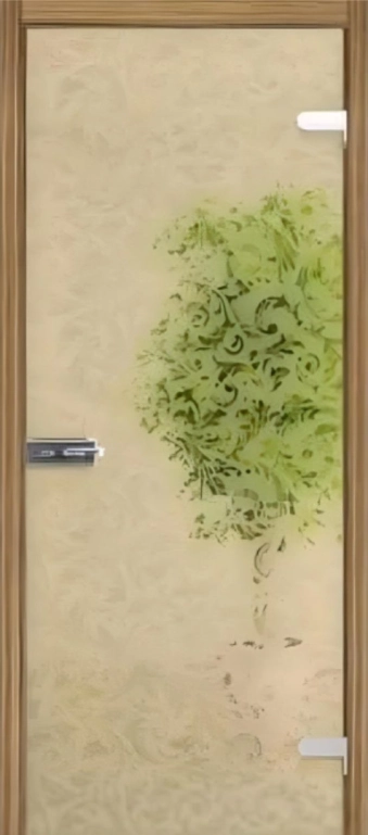 Скляні двері All-glass 02 Zingana