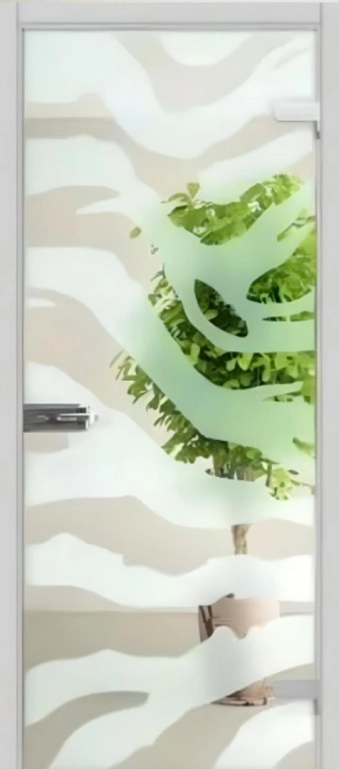 Скляні двері All-glass 03 White