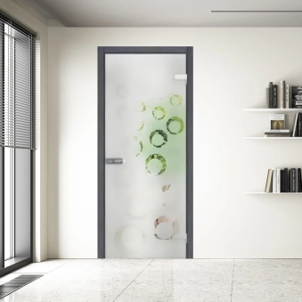 Стеклянные двери All-glass 10 Grey