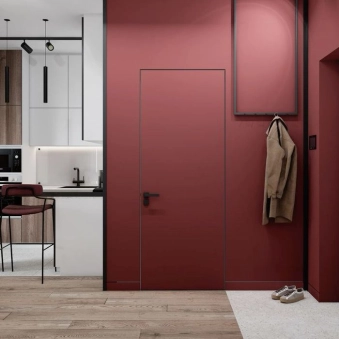 Скрытые двери Filo Muro 45 Ral/Ral Без алюминиевого торца