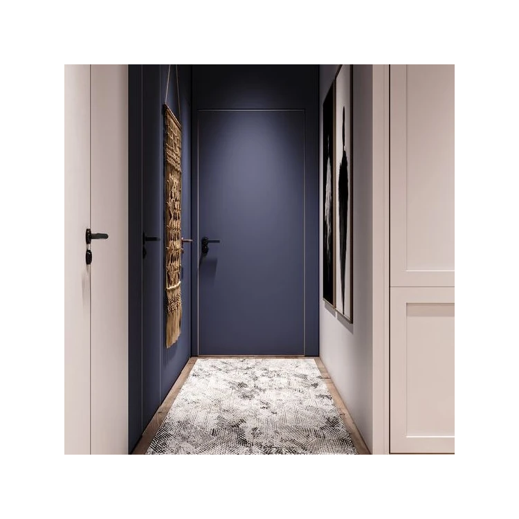 Скрытые двери Leoni Door 40 Ral/Ral Короб · Торец AL Серебро