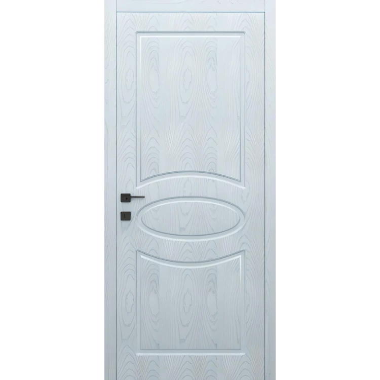Двери Classic Wood СW01 Dooris Крашеный шпон ясеня · Белый