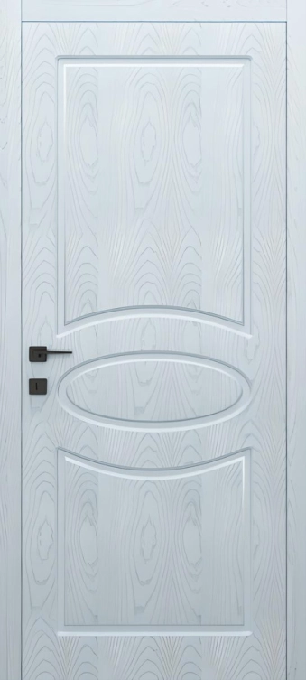 Двери Classic Wood СW01 Dooris Крашеный шпон ясеня · Белый