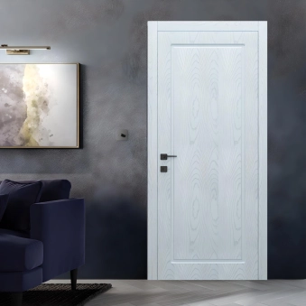 Двери Classic Wood СW07 Dooris Крашеный шпон ясеня · Серый