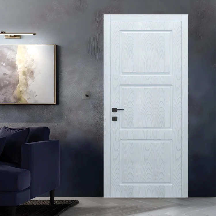 Двери Classic Wood СW10 Dooris Крашеный шпон ясеня · Серый