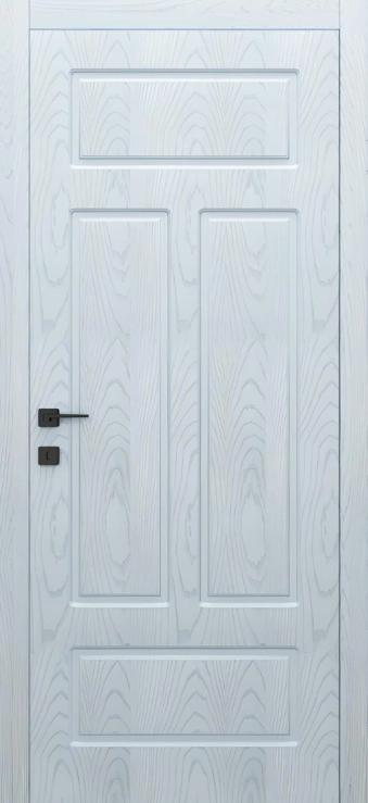 Двери Classic Wood СW13 Dooris Крашеный шпон ясеня · Белый