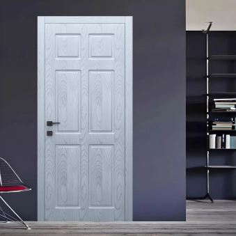 Двери Classic Wood СW16 Dooris Крашеный шпон ясеня · Серый