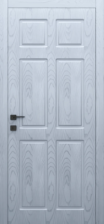Двери Classic Wood СW16 Dooris Крашеный шпон ясеня · Серый