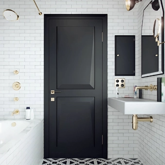 Межкомнатные двери из массива ольхи Novara Black