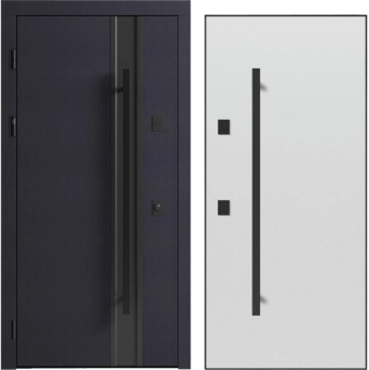 Двери в дом Ultra Lux F 203 · Терморазрыв · 3-х контурные