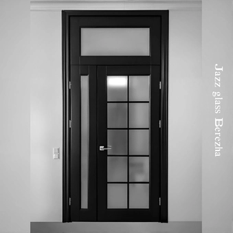 Міжкімнатні двері з фрамугою Jazz glass Neoclassic