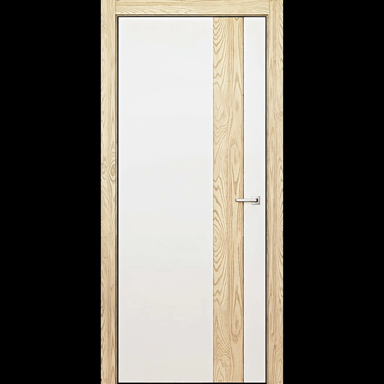 Фарбовані двері Woodline W2 Шпонована лиштва Ясен