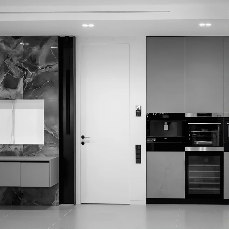Приховані двері Doorway 52 Inside Ґрунтовані · Торець AL Чорний