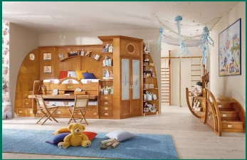 Детская спальня из массива: экологичность и практичность